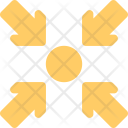 پیش‌نمایش فایل pointing-center-arrows-2 از پک فلش‌ها