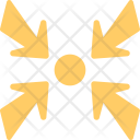 پیش‌نمایش فایل pointing-center-arrows-4 از پک فلش‌ها