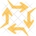 پیش‌نمایش فایل processing-arrows-1 از پک فلش‌ها
