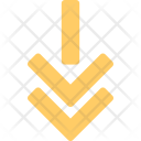 پیش‌نمایش فایل scroll-down-arrow از پک فلش‌ها