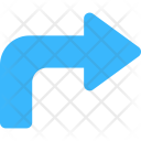 پیش‌نمایش فایل curved-right-arrow-1 از پک فلش‌ها