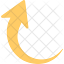 پیش‌نمایش فایل curved-up-arrow-6 از پک فلش‌ها