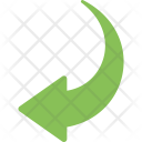 پیش‌نمایش فایل left-turn-arrow-1 از پک فلش‌ها