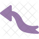 پیش‌نمایش فایل curved-left-arrow-3 از پک فلش‌ها