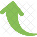 پیش‌نمایش فایل curved-up-arrow-10 از پک فلش‌ها