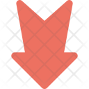 پیش‌نمایش فایل downward-arrow-23 از پک فلش‌ها