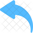 پیش‌نمایش فایل left-turn-arrow-5 از پک فلش‌ها