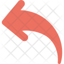 پیش‌نمایش فایل left-turn-arrow-6 از پک فلش‌ها