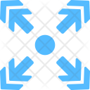 پیش‌نمایش فایل four-ways-arrow از پک فلش‌ها