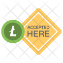 پیش‌نمایش فایل litecoin-accepted-here-1 از پک بیت‌کوین و ارز دیجیتال