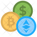 پیش‌نمایش فایل cryptocurrency-coins از پک بیت‌کوین و ارز دیجیتال