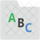 پیش‌نمایش فایل alphabets-folder از پک مجموعه آیکن وب عمومی