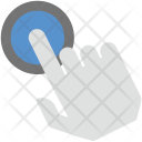 پیش‌نمایش فایل finger-pressing-2 از پک مجموعه آیکن وب عمومی