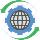 پیش‌نمایش فایل globe-setting از پک مجموعه آیکن وب عمومی