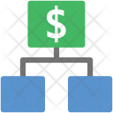 پیش‌نمایش فایل dollar-hierarchy از پک مجموعه آیکن وب عمومی