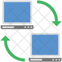 پیش‌نمایش فایل laptop-share از پک مجموعه آیکن وب عمومی