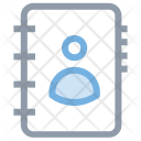 پیش‌نمایش فایل address-book-77 از پک User Interface Icons  