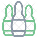 پیش‌نمایش فایل bowling-pins-22 از پک User Interface Icons  