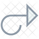 پیش‌نمایش فایل curve-up-right از پک User Interface  