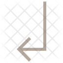 پیش‌نمایش فایل down-left-arrow-22 از پک User Interface  