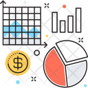پیش‌نمایش فایل business-graph-12 از پک مجموعه رنگ‌های تخت آیکن خطی