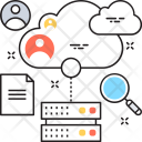 پیش‌نمایش فایل cloud-data-12 از پک مجموعه رنگ‌های تخت آیکن خطی