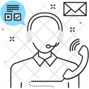 پیش‌نمایش فایل customer-support-170 از پک مجموعه رنگ‌های تخت آیکن خطی