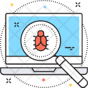 پیش‌نمایش فایل internet-bug-1 از پک مجموعه رنگ‌های تخت آیکن خطی