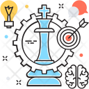 پیش‌نمایش فایل strategy-440 از پک مجموعه رنگ‌های تخت آیکن خطی