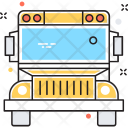 پیش‌نمایش فایل bus-739 از پک مجموعه رنگ‌های تخت آیکن خطی