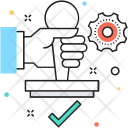 پیش‌نمایش فایل confirmation-1 از پک مجموعه رنگ‌های تخت آیکن خطی