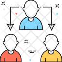 پیش‌نمایش فایل delegation-task از پک مجموعه رنگ‌های تخت آیکن خطی