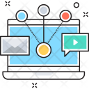 پیش‌نمایش فایل digital-marketing-35 از پک مجموعه رنگ‌های تخت آیکن خطی