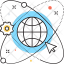 پیش‌نمایش فایل global-progress-2 از پک مجموعه رنگ‌های تخت آیکن خطی
