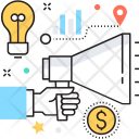 پیش‌نمایش فایل marketing-201 از پک مجموعه رنگ‌های تخت آیکن خطی