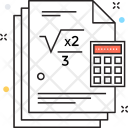 پیش‌نمایش فایل mathematics-lesson از پک مجموعه رنگ‌های تخت آیکن خطی