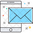 پیش‌نمایش فایل mobile-message-66 از پک مجموعه رنگ‌های تخت آیکن خطی
