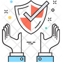 پیش‌نمایش فایل security-554 از پک مجموعه رنگ‌های تخت آیکن خطی