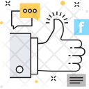 پیش‌نمایش فایل social-campaign-10 از پک مجموعه رنگ‌های تخت آیکن خطی