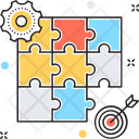 پیش‌نمایش فایل strategy-441 از پک مجموعه رنگ‌های تخت آیکن خطی