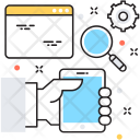 پیش‌نمایش فایل app-development-27 از پک مجموعه رنگ‌های تخت آیکن خطی