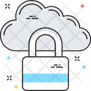 پیش‌نمایش فایل cloud-security-100 از پک مجموعه رنگ‌های تخت آیکن خطی