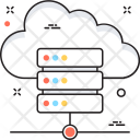 پیش‌نمایش فایل cloud-server-78 از پک مجموعه رنگ‌های تخت آیکن خطی