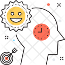 پیش‌نمایش فایل happiness-10 از پک مجموعه رنگ‌های تخت آیکن خطی