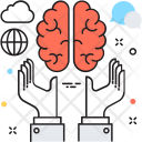 پیش‌نمایش فایل think-creative از پک مجموعه رنگ‌های تخت آیکن خطی