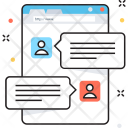 پیش‌نمایش فایل business-communication-9 از پک مجموعه رنگ‌های تخت آیکن خطی