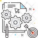 پیش‌نمایش فایل content-management-52 از پک مجموعه رنگ‌های تخت آیکن خطی