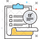 پیش‌نمایش فایل paperwork-10 از پک مجموعه رنگ‌های تخت آیکن خطی