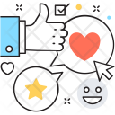 پیش‌نمایش فایل social-campaign-11 از پک مجموعه رنگ‌های تخت آیکن خطی
