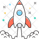 پیش‌نمایش فایل startup-269 از پک مجموعه رنگ‌های تخت آیکن خطی
